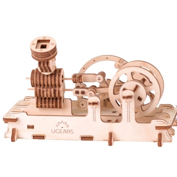 UGEARS Mechanical Models Assemble Me Start Me PNEUMATIC ENGINE NIB - Picture 8 of 12